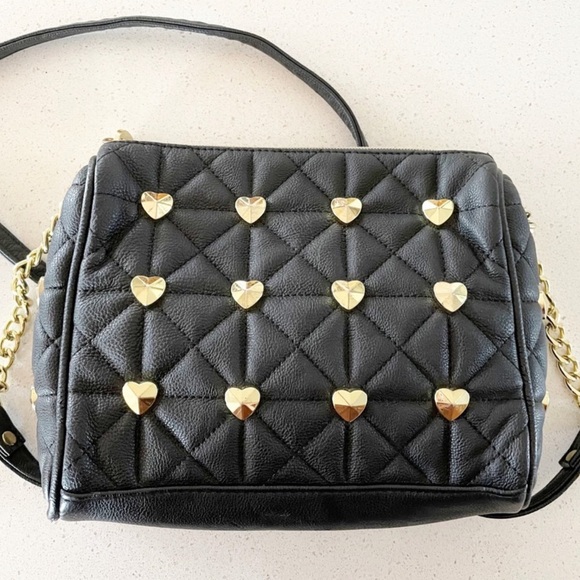 Betsy Johnson Faux Vegan Leather Shoulder Bag - Picture 6 of 6